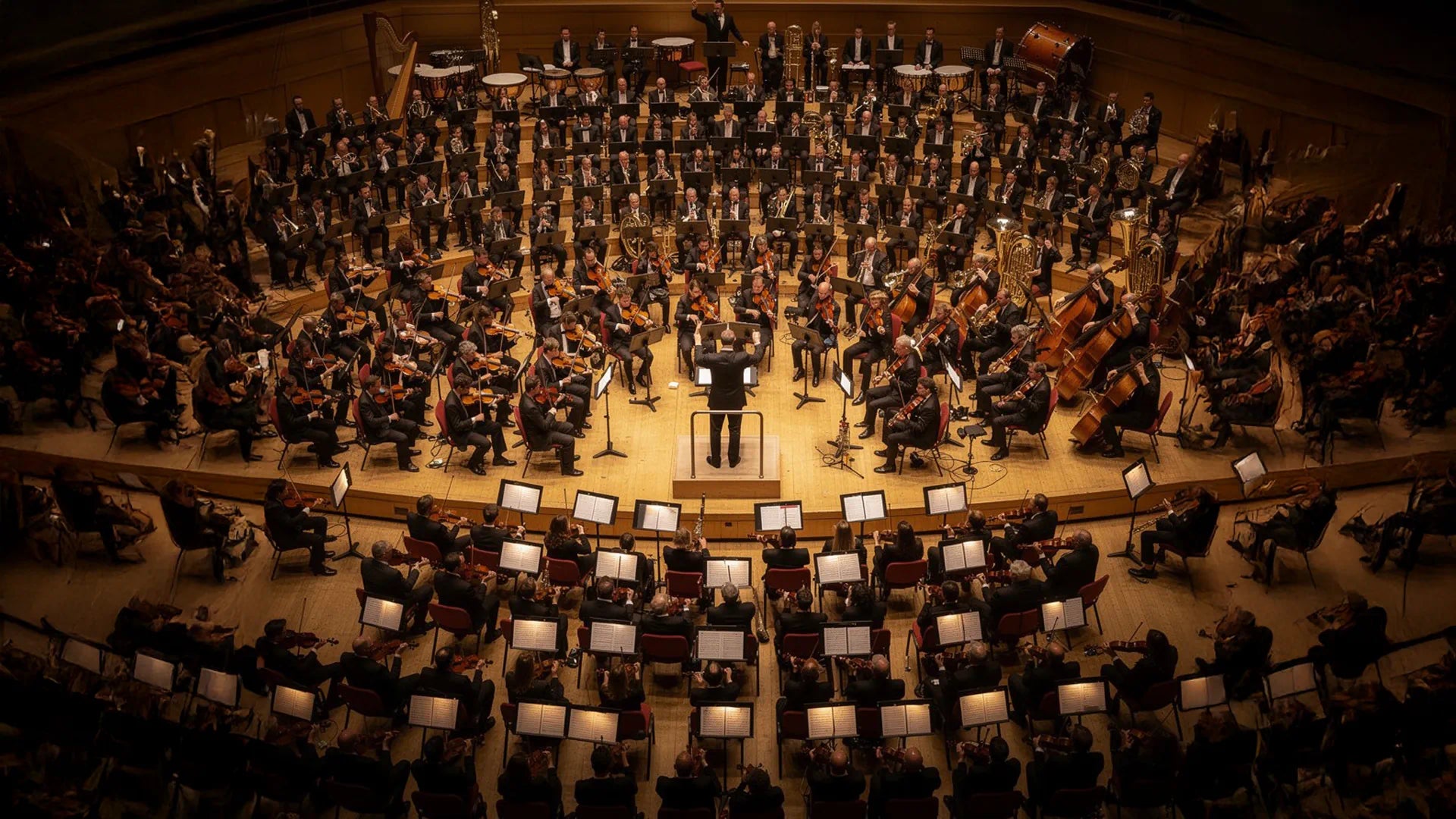 Orchestra recording PTTNBT, the largest audio production ever created for a Hindi love song