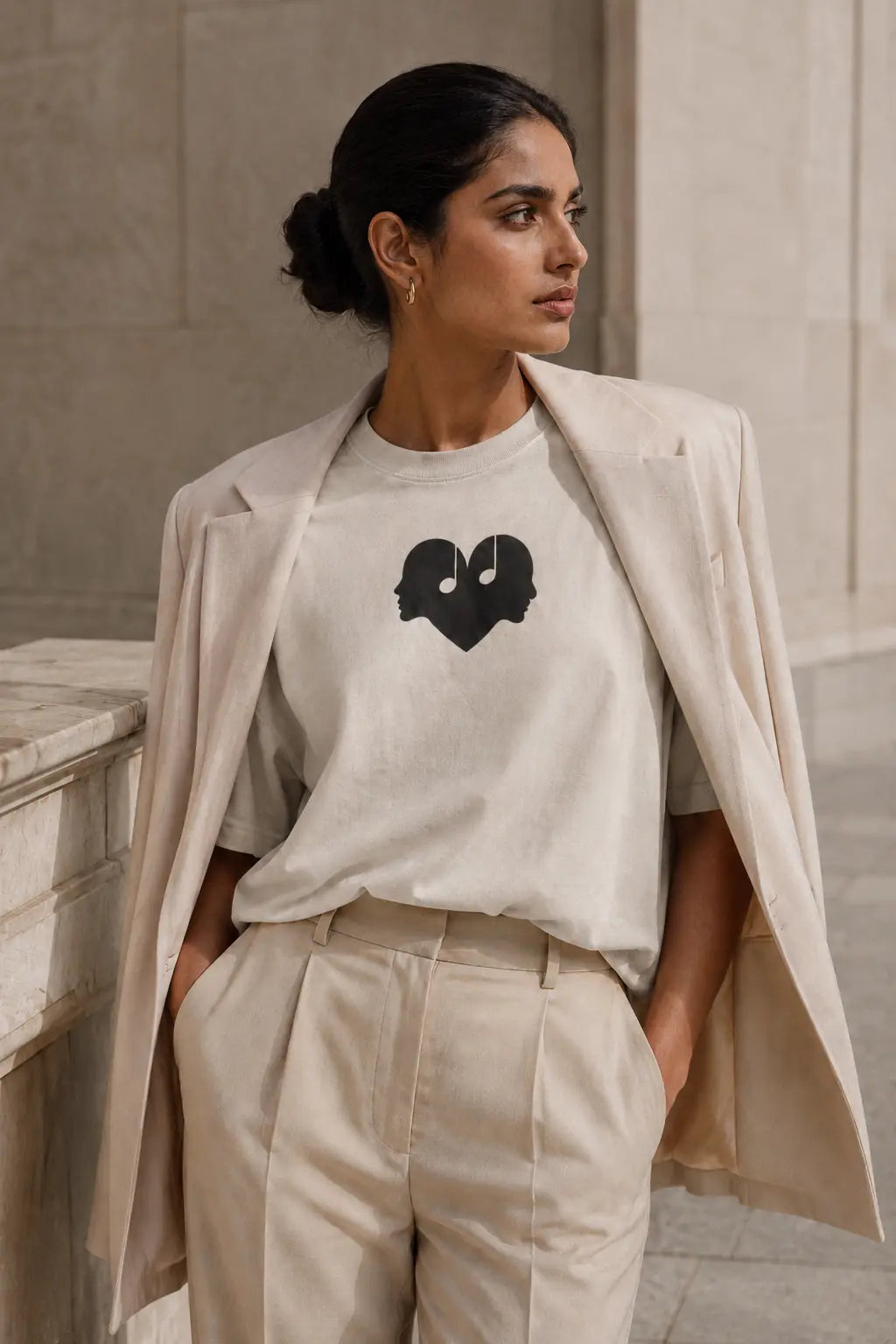 The Overture Oversized Unisex - Alabaster Wear The Symbol