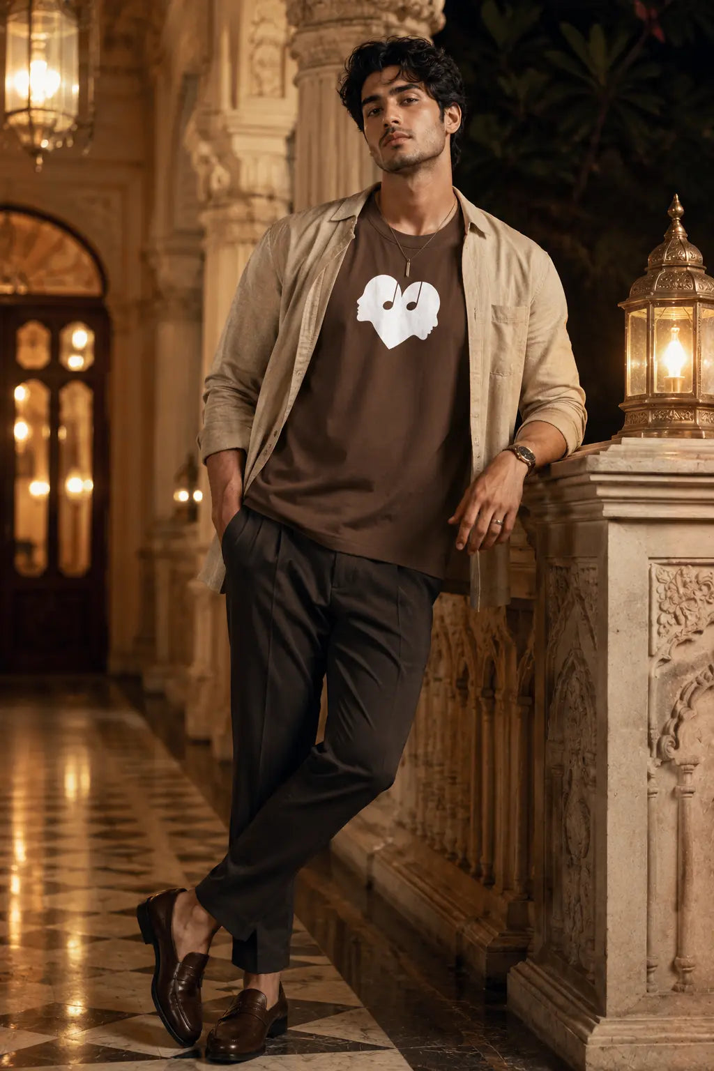 The Overture Oversized Unisex - Mocha Wear The Symbol