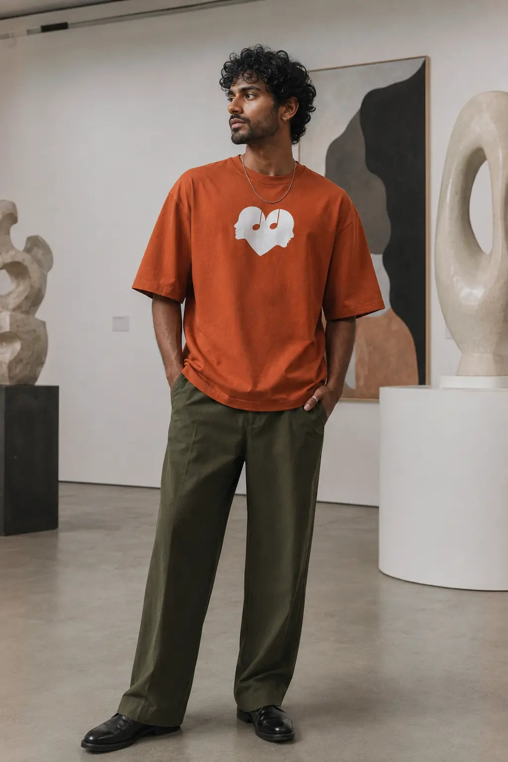 The Overture Oversized Unisex - Rust Wear The Symbol