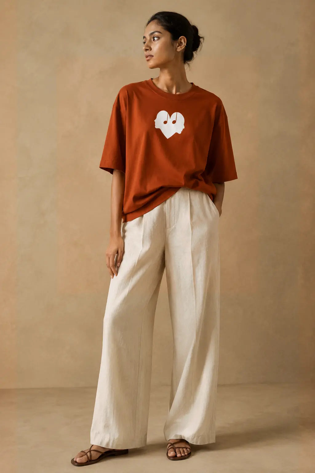 The Overture Oversized Unisex - Rust Wear The Symbol