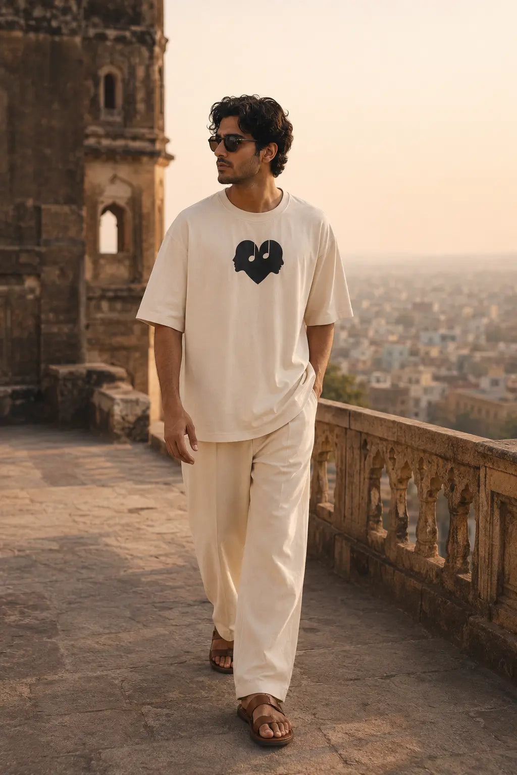 The Overture Oversized Unisex - Alabaster Wear The Symbol