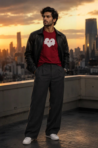The Overture Oversized Unisex - Crimson Wear The Symbol