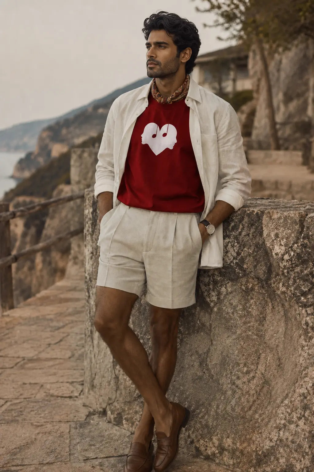 The Overture Oversized Unisex - Crimson Wear The Symbol