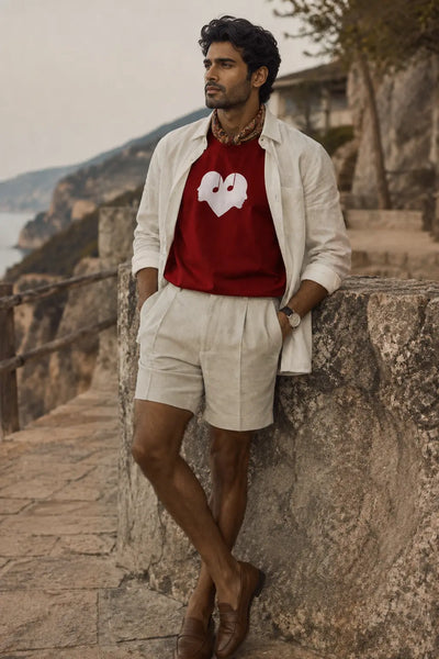 The Overture Oversized Unisex - Crimson Wear The Symbol