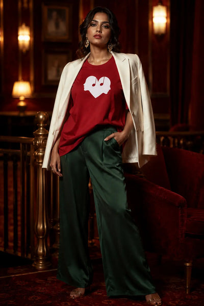 The Overture Oversized Unisex - Crimson Wear The Symbol