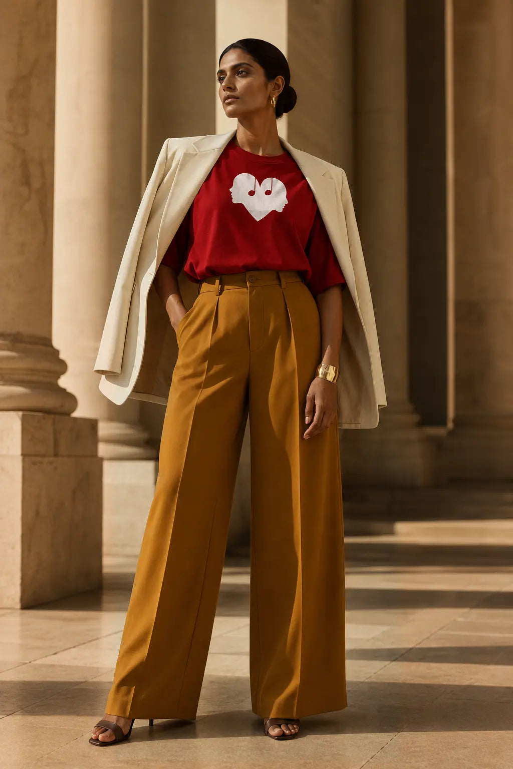 The Overture Oversized Unisex - Crimson Wear The Symbol