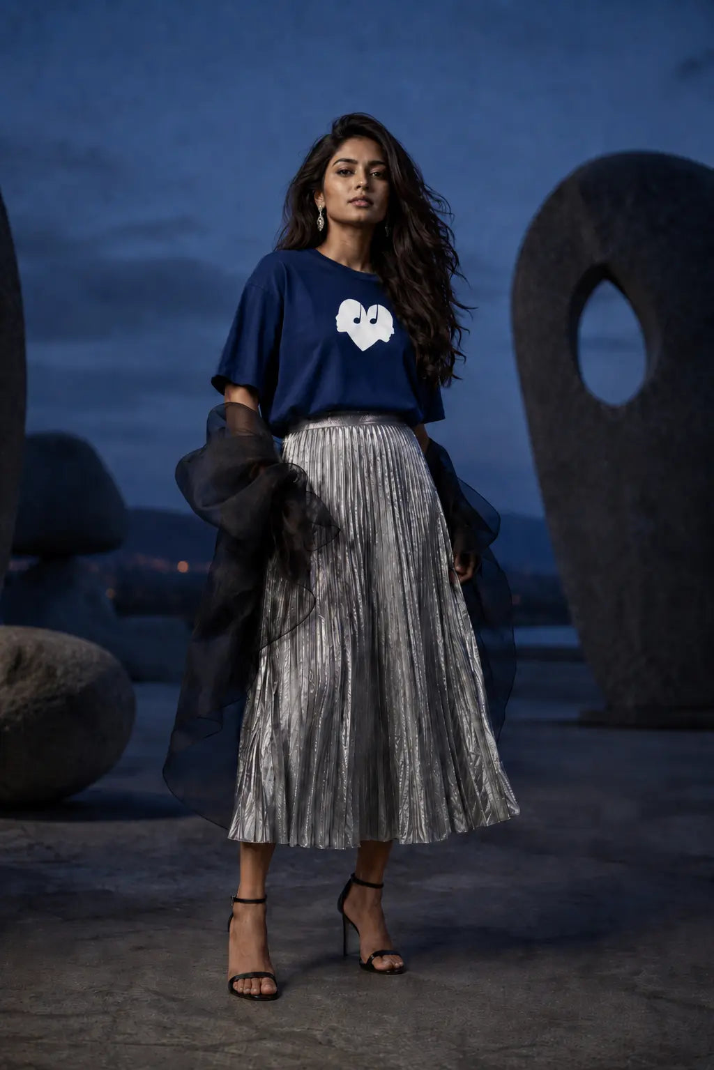 The Overture Oversized Unisex - Midnight Wear The Symbol