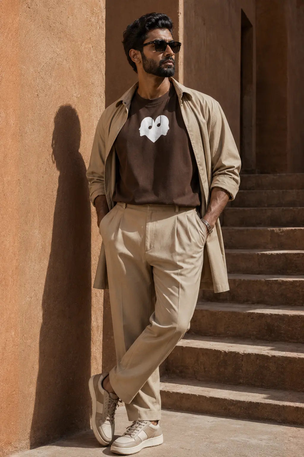 The Overture Oversized Unisex - Mocha Wear The Symbol