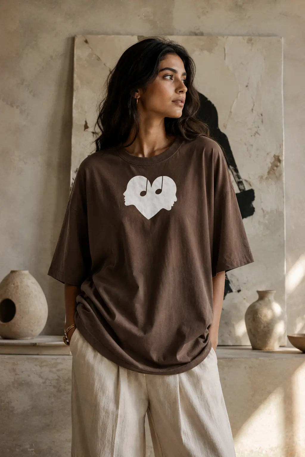 The Overture Oversized Unisex - Mocha Wear The Symbol