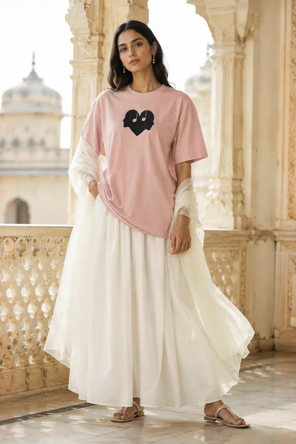 The Overture Oversized Unisex - Petal Wear The Symbol