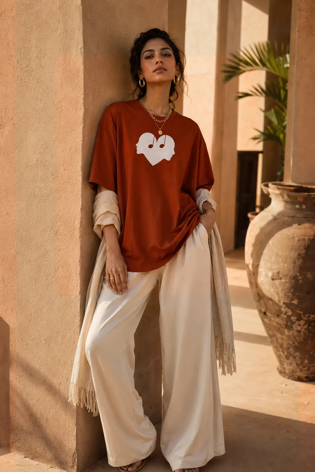 The Overture Oversized Unisex - Rust Wear The Symbol