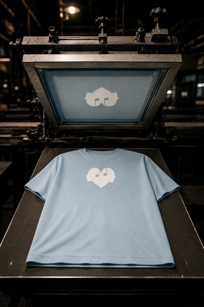 Screen printing of the Horizon Overture Oversized Tee