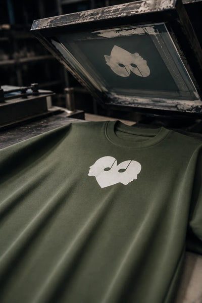 Screen printing of the Juniper Overture Oversized Tee
